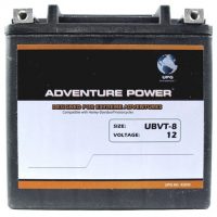 UBVT-8 12V 12Ah 200CCA Motorcycle Battery Replaces YTX14-BS
