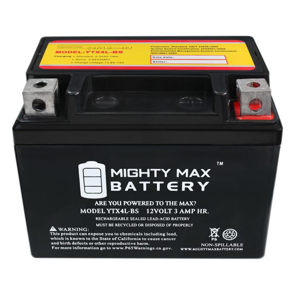 YTX4L-BS SLA Replacement Battery compatible with KTM 250 XC-W 11-12