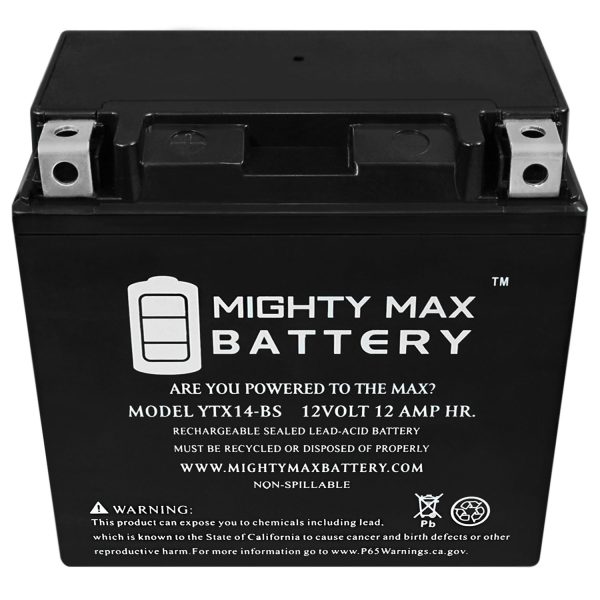 YTX14-BS Replacement Battery for BMW R1200GS,S,R 1200CC 05-’09