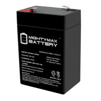 6V 4.5AH Replacement Battery Compatible with Wildgame Innovations 6V Tab Style Rechargeable Battery for Game Feeders, Multi, (WGI-WGIBT0013)
