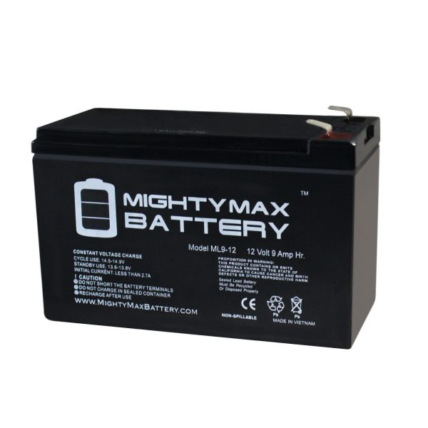 12V 9Ah Battery Replaces Fire-Watch 411UDAC Communicator System