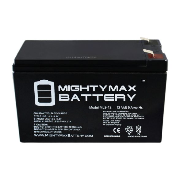 Altronix SMP3PMCTXPD8CB 12V, 9Ah Lead Acid Battery