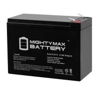 12 VOLT 10Ah BATTERY (TALL) WITH FASTON-Battery