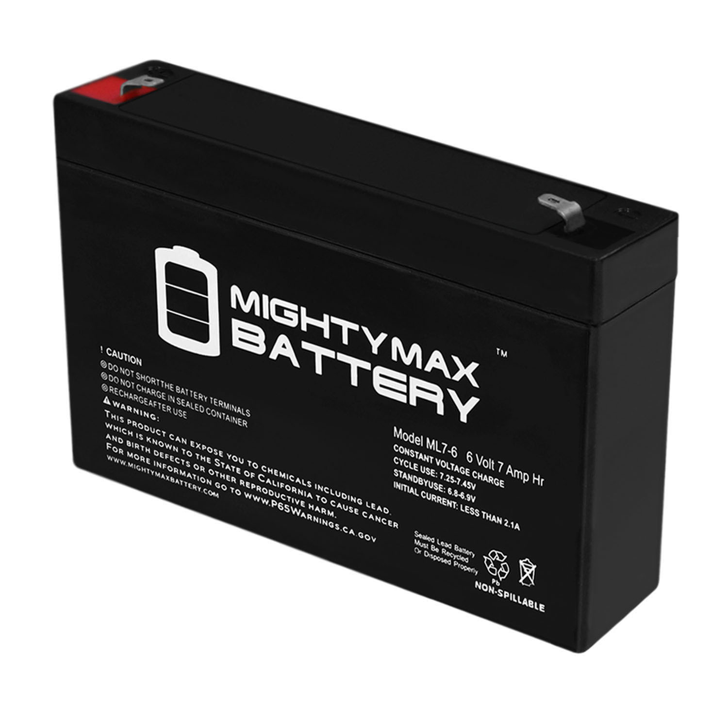 Sealed-Lead-Acid-Batteries By-Voltage 6Volt for Emergency Lighting Systems