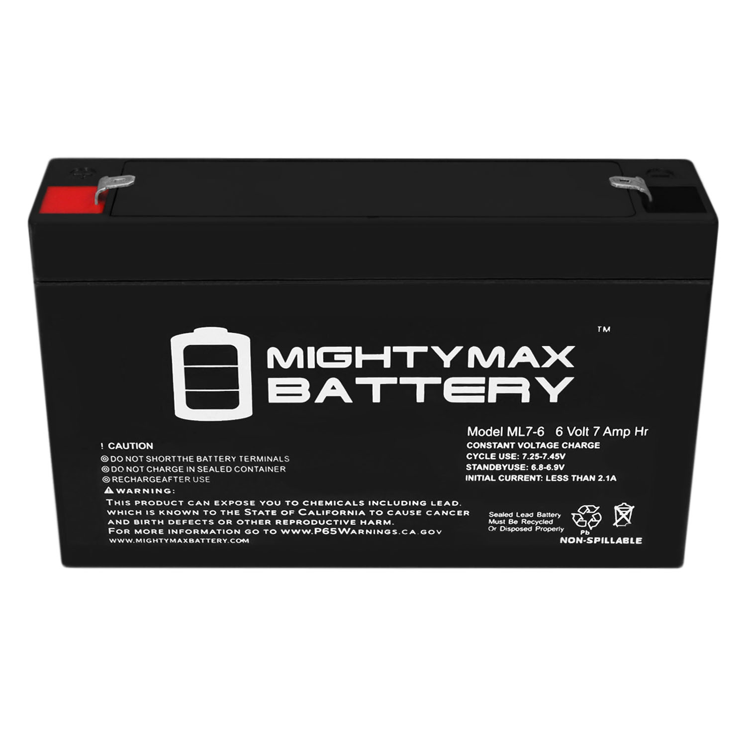 6V 7Ah Replacement Battery for Paw Patrol Marshall FireTruck 1500 - MightyMaxBattery
