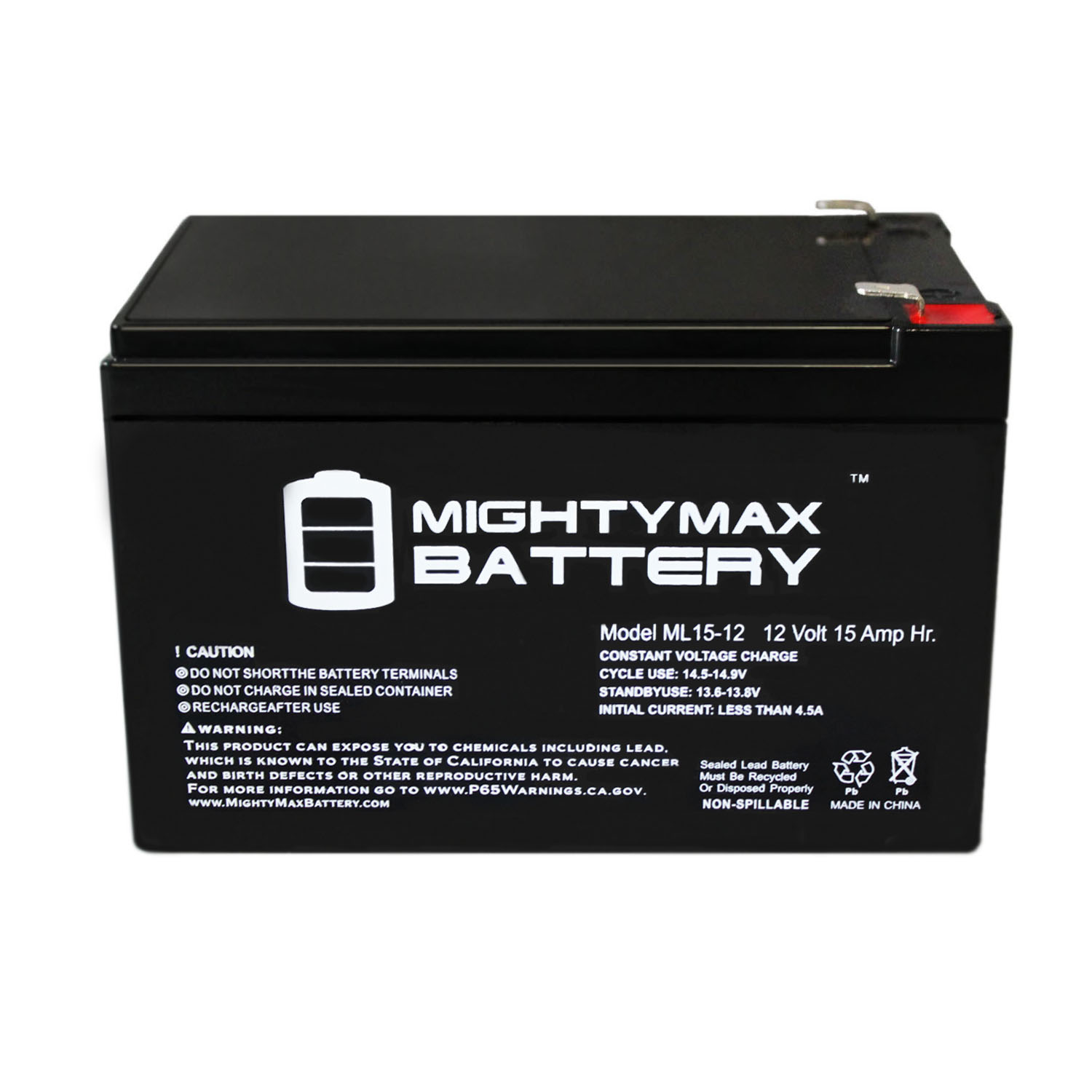 Max battery. 6-DZF-15(15 V 15 Ah) аккумулятор мини.