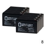 Mighty Max Batería 12V 9AH SLA Sustituye a Clary UPS115K1GSBS + Cargador de  12 V 1 Amp Producto de marca