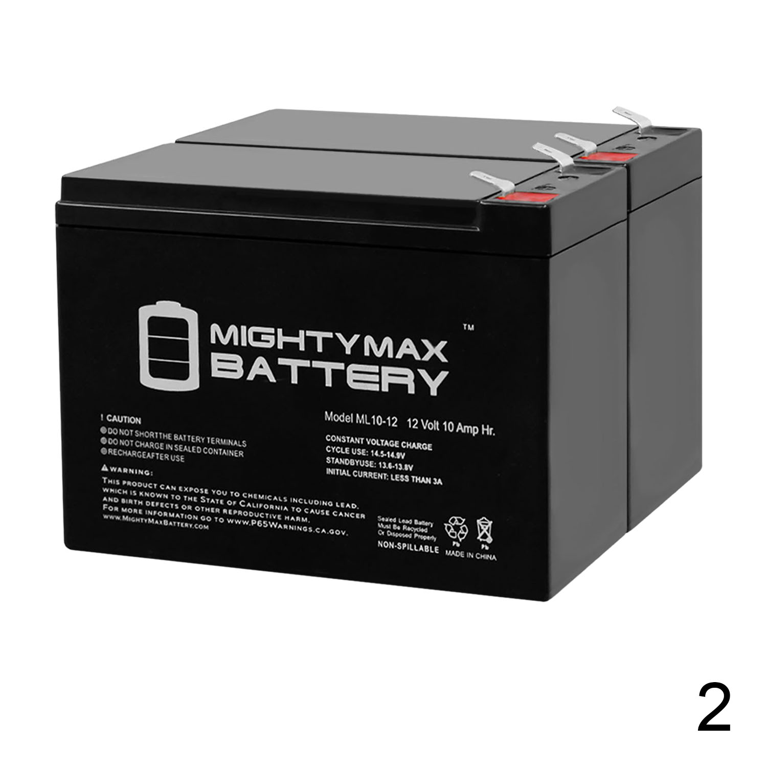 Mighty Max Battery 12V 5AH SLA Battery Replaces Pulse Bolt