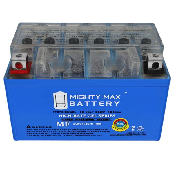 YTX7A-BS GEL Replacement Battery for TaoTao YTX7A-BS