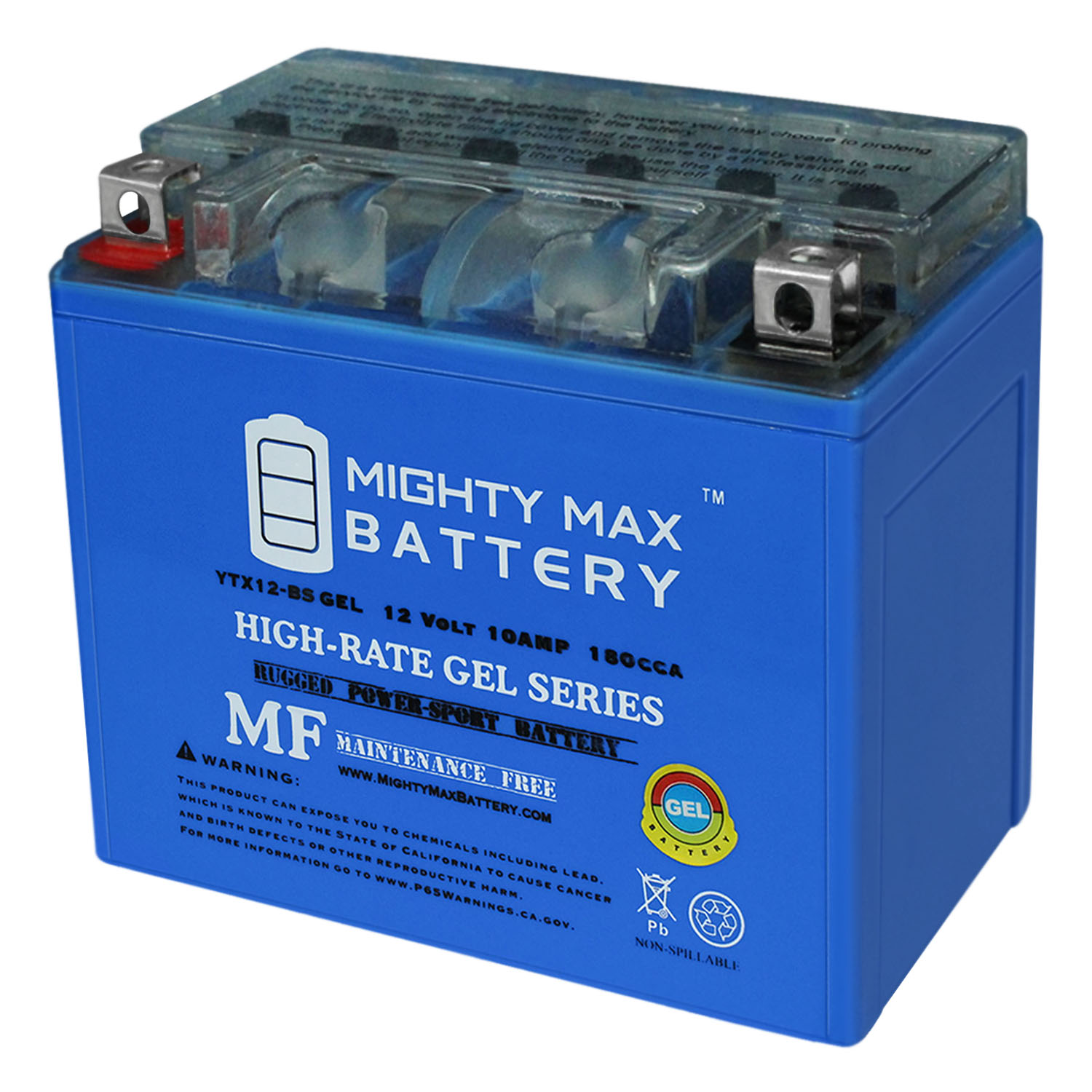 CARTEC Batteria Per Oto YB4L-B, 4Ah 56A, Tecnologia Gel Batteria Di