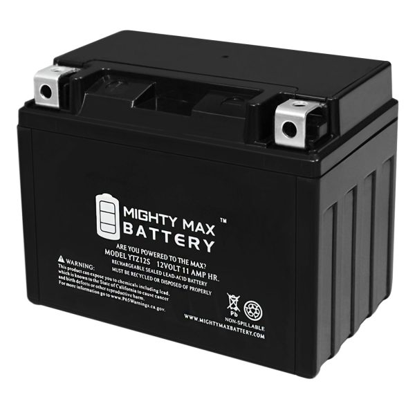YTZ12S 12V 11Ah Replacement Battery Compatible with Power Max YTZ12S
