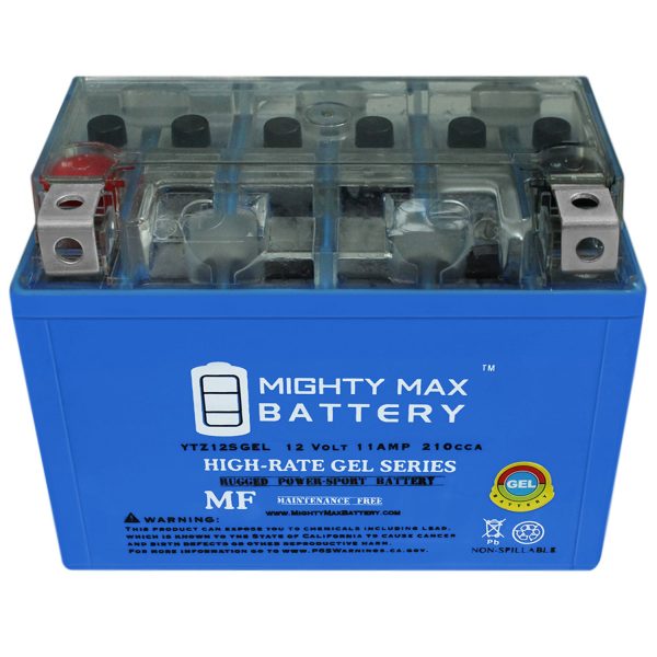 12V 11AH 210CCA GEL Battery Replacement for Yamaha YTZ-12S00-00-00