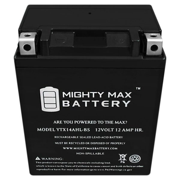 YTX14AHL Battery Replacement for Kawasaki ZX750-E GPz 83-85