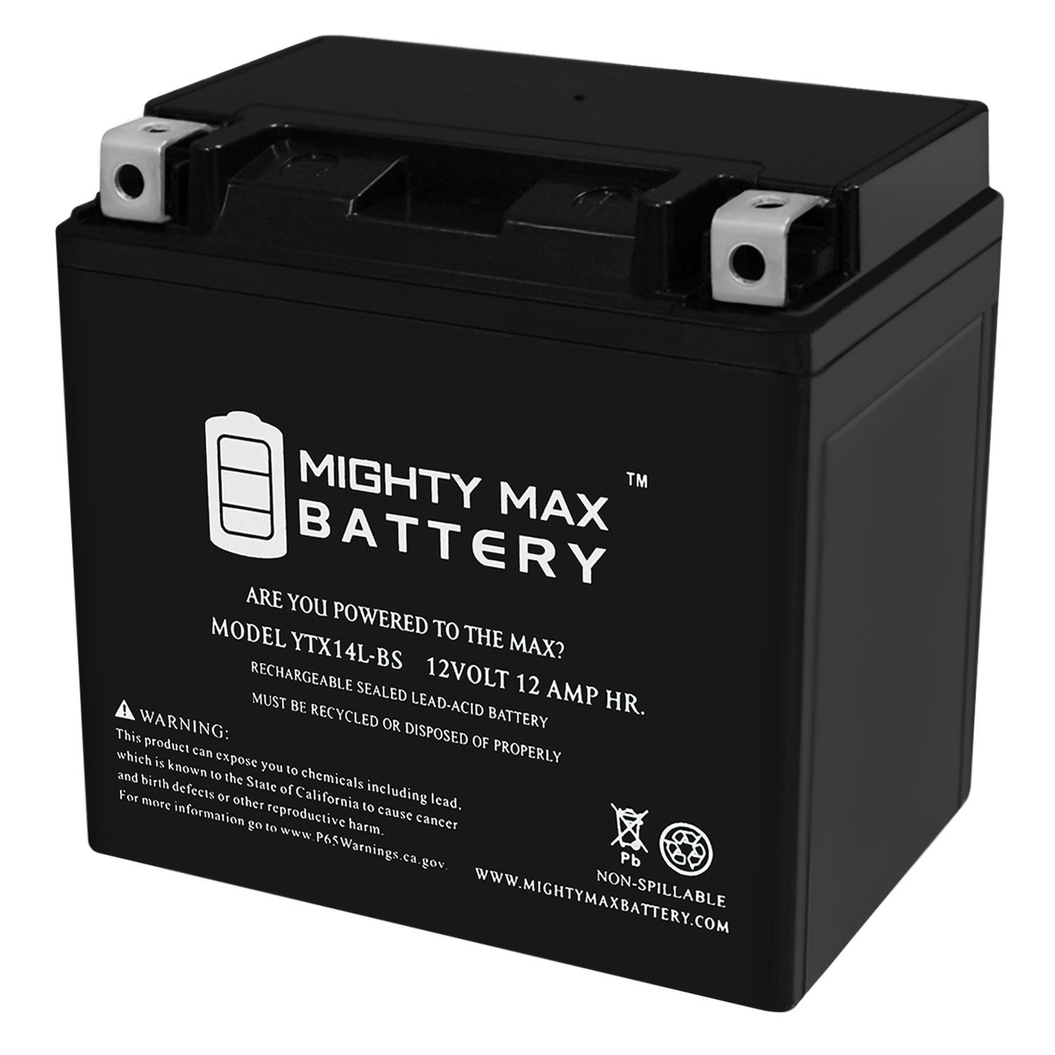 Batterie Harley XL 1200 X Sportster Forty  Bj.12 YUASA YTX14L-BS AGM geschlossen