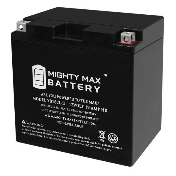 YB16CL-B 12V 19AH SLA Replacement Battery for Power-Sonic CB16CL-B