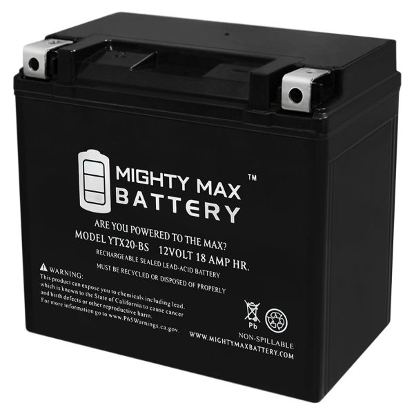 12V 18Ah Battery Replacement for Arctic Cat Sabercat 500 LX 04-05