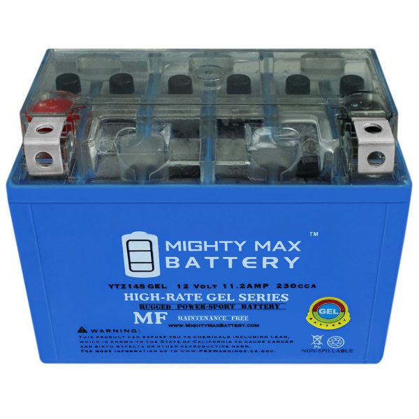 YTZ14S GEL Replacement Battery Compatible with Intact YTZ14-S