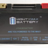 ML-LI20R LiFePO4 12V 20-24ah 330,370 CCA PowerSport Battery
