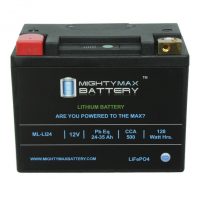 LiFePO4 12V 24-35ah 500 CCA PowerSport Battery