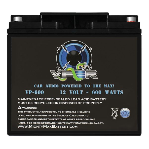 Viper VP-600 600 Watt Audio Replacement Battery for Kinetik HC600BLU