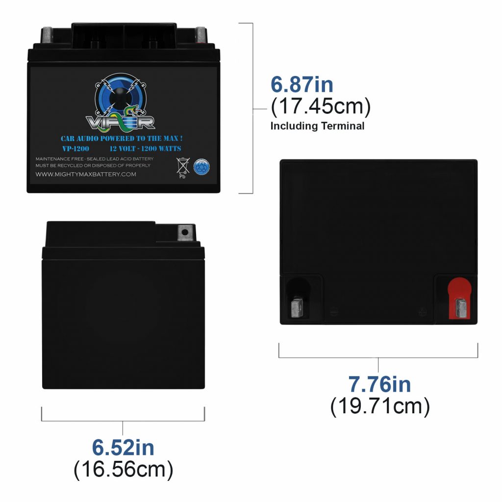 Viper VP1200 12V 1200 Watt Replacement Battery for Power Cell/Car