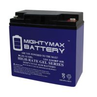 12V 22AH GEL Battery Replacement for Clary Corporation UPS1375K1GSBS