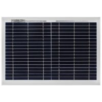 10 Watt polycrystalline solar panel with 6 foot alligator clips