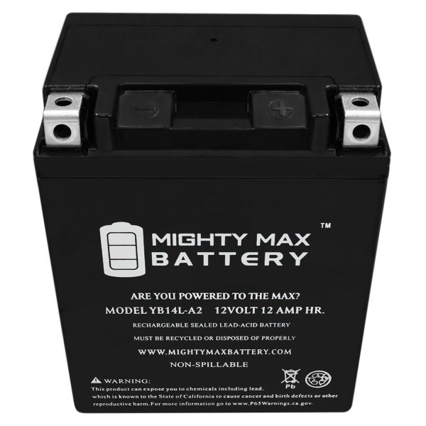 YB14L-A2 12V 12Ah Replacement Battery for Gilera Nexus / Nexus Sp E3 500