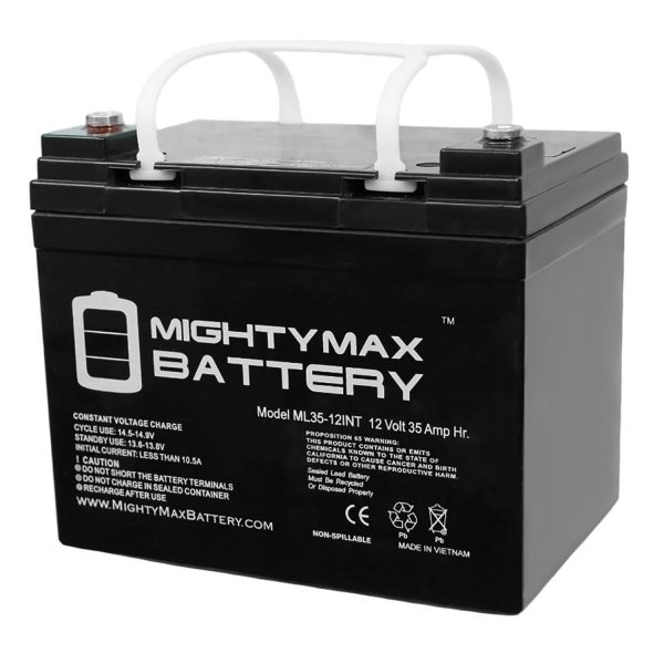 12V 35AH INT Replacement Battery for Razor Crazy Cart XL