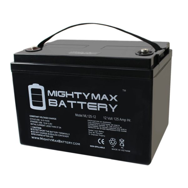 12V 125AH SLA Replacement Battery for VMAX SLR125-SAE