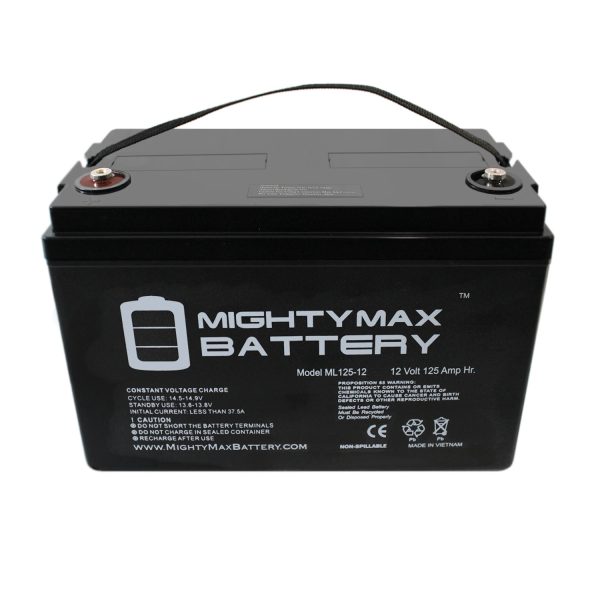12V 125AH SLA Replacement Battery for Power Volt PF-31S-7