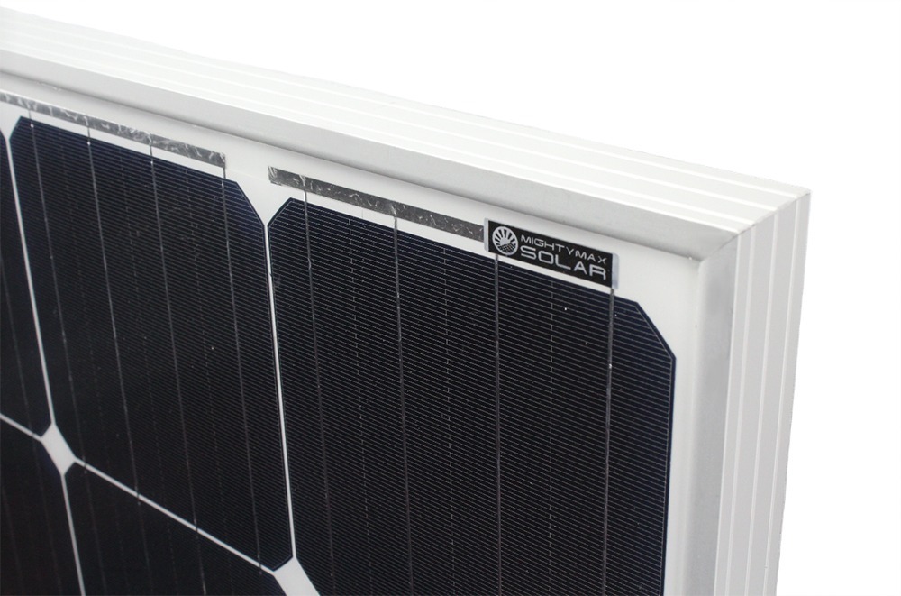 Mighty Max Battery 150 Watt Monocrystaline Solar Panel Brand Product 