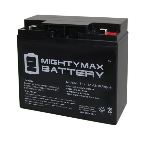 12V 18AH F2 Replacement Battery Compatible with JNCAIR JNC 660