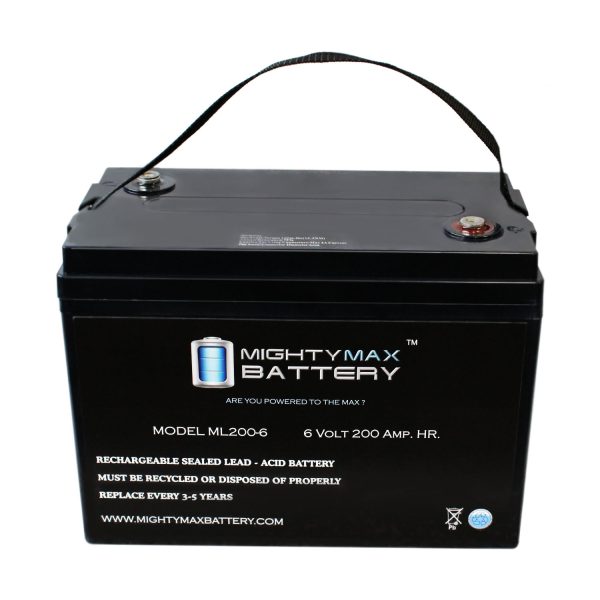 6V 200AH SLA Replacement Battery for Bright Way BW-62000-G27