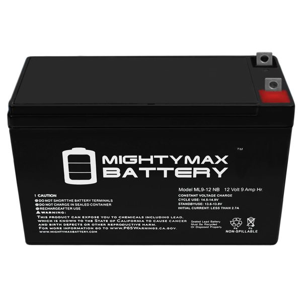 12V 9AH SLA Replacement Battery Compatible with AGM RG1290NB