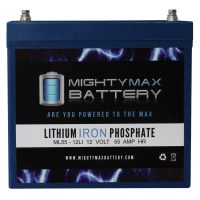 12V 55AH Lithium Battery Replacement for Kinetik HC1400 (KHC1400)