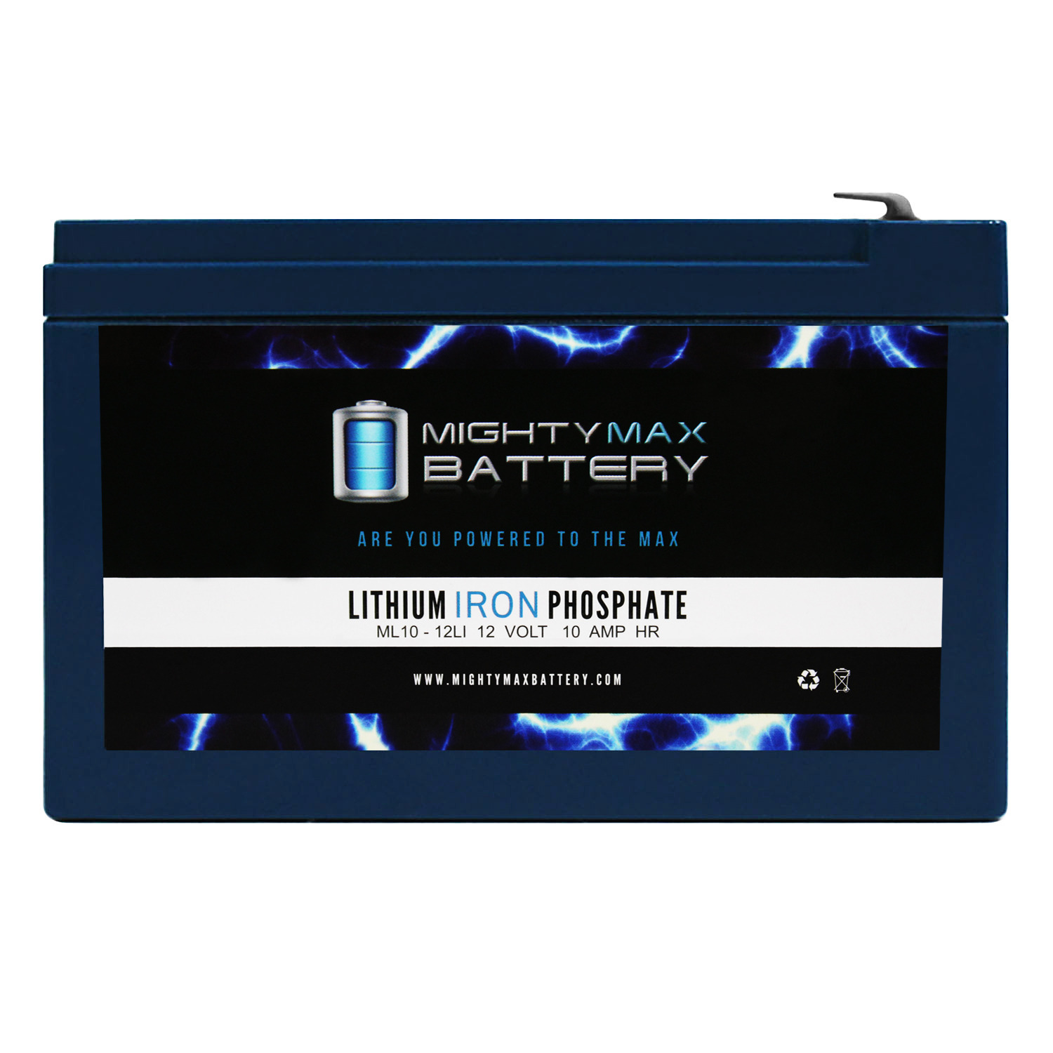 Mighty Max Battery YTZ10S-LIFEPO4 - 12 Volt 8.6 AH, 225 CCA, Lithium Iron  Phosphate (LiFePO4) Battery 