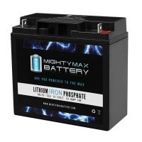 Mighty Max Battery ML18-12LI – 12 Volt 18 AH Deep Cycle Lithium Iron Phosphate (LiFePO4) Rechargeable and Maintenance Free Battery