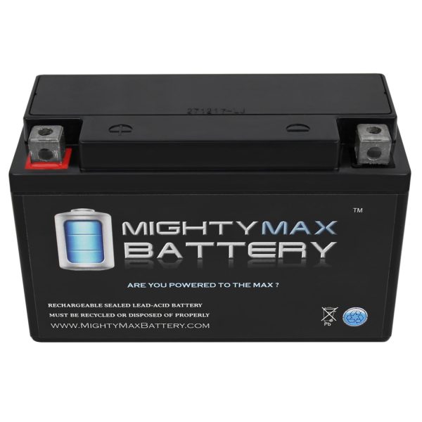 YT7B-BS 12V 6.5AH Replacement Battery Compatible with Yamaha 125 Zuma 125 19-22