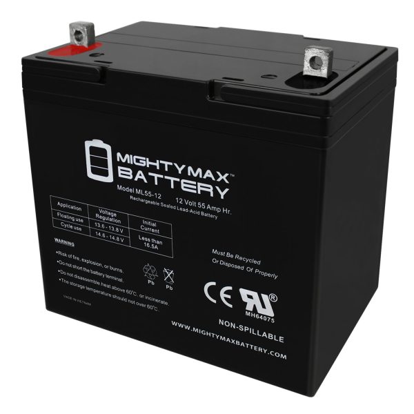 ML55-12 - 12V 55AH SLA Battery