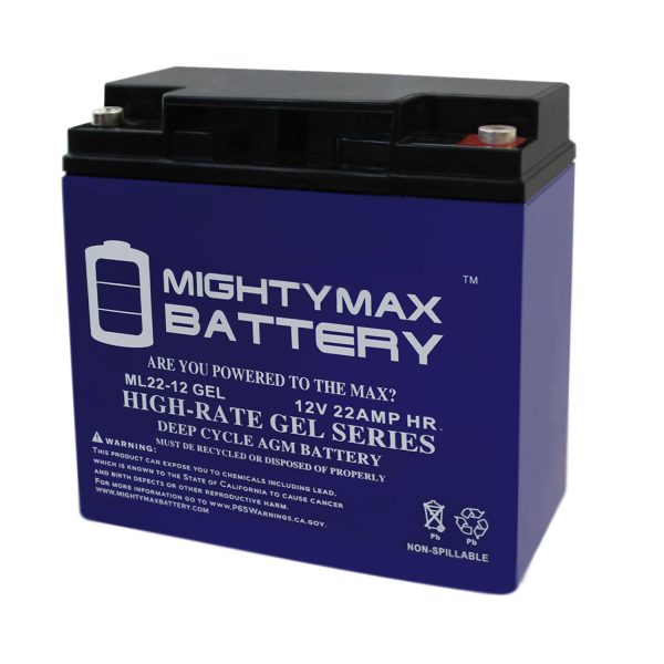 12V 22AH GEL Battery for Schumacher DSR ProSeries PSJ2212 Booster