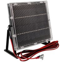 12V SOLAR PANEL CHARGER WITH ALLIGATOR CLIPS