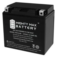 YTX14-BS - 12 Volt 12 AH, 200 CCA, Rechargeable Maintenance Free SLA AGM Motorcycle Battery
