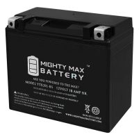 YTX20L-BS - 12 Volt 18 AH, 270 CCA, Rechargeable Maintenance Free SLA AGM Motorcycle Battery