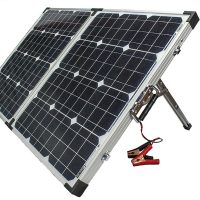 100 Watt 12V Monocrystalline Foldable Solar Suitcase + 10A Controller