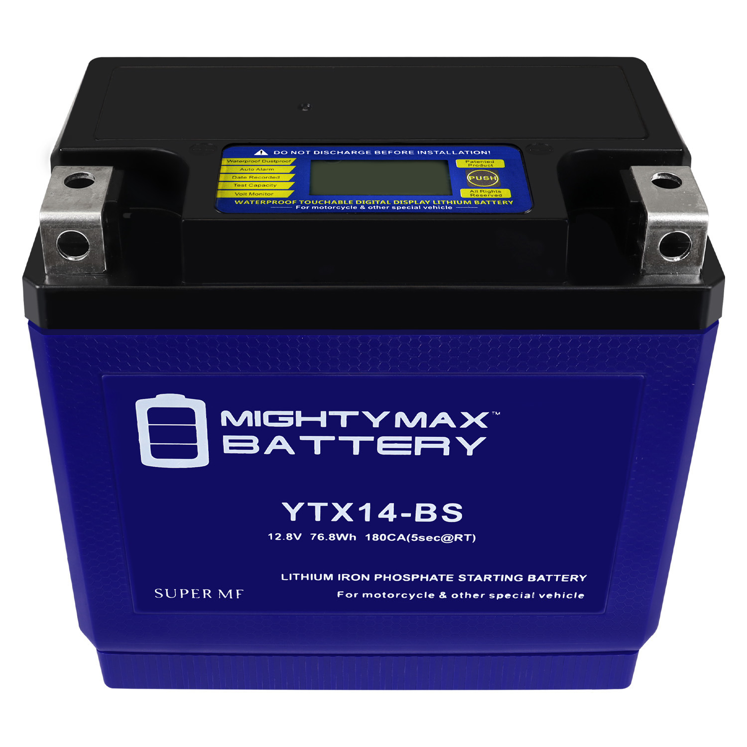 YTX14-BS Lithium Replacement Battery Compatible with PS-14BS-018