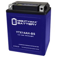 Mighty Max Battery YTX14AH-BSLIFEPO4 - 12 Volt 12 AH, 270 CCA, Lithium Iron Phosphate (LiFePO4) Battery