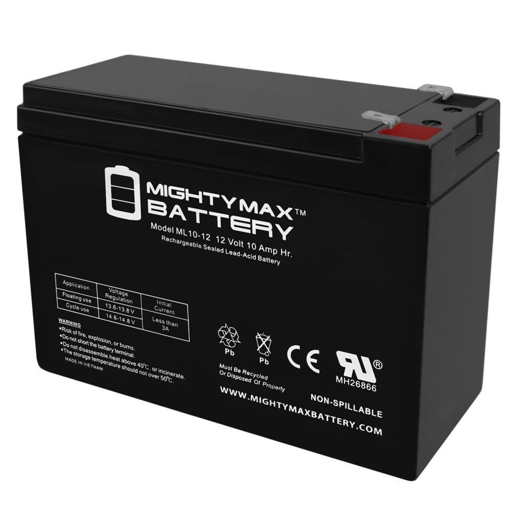 thumbnail image 2 of MIGHTY MAX BATTERY 12-Volt 15AH F2 Replaces Peg Perego John Deere Gator 2 Pack Max3536028 2 of 13