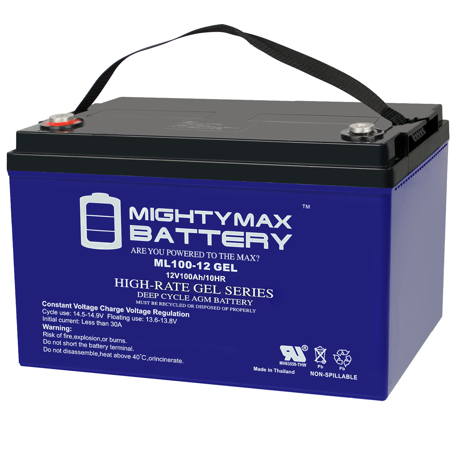 Batterie GEL 12V-100Ah/150Ah/200Ah/250Ah Eco Green – www.misterelec.ma