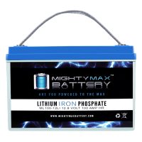 Mighty Max Battery ML100-12LI - 12 Volt 100 AH Deep Cycle Lithium Iron Phosphate (LiFePO4) Rechargeable and Maintenance Free Battery